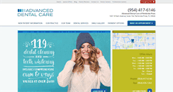 Desktop Screenshot of dentistrypembrokepines.com
